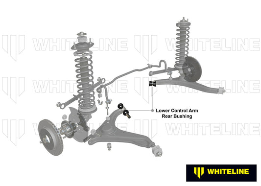 W61461 Whiteline Rear Control Arm Lower - Inner Rear Bushing Kit to Suit Holden Barina, Suzuki Cultus and Swift | Genuine Whiteline Suspension Component - photo 2 of 5