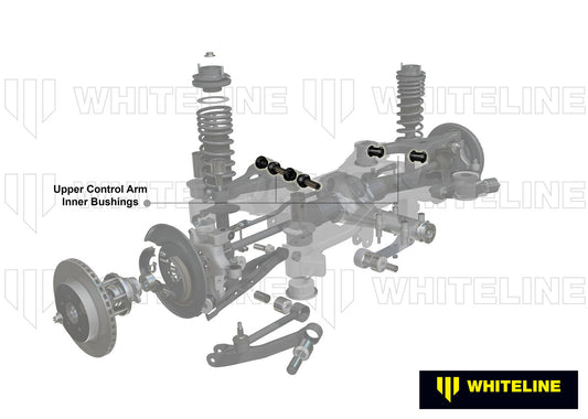 W62544 Whiteline Rear Control Arm Upper Rear - Inner Bushing Kit Double Offset to Suit Nissan 180SX, 200SX, 300ZX and Skyline | Genuine Whiteline Suspension Component - photo 2 of 5