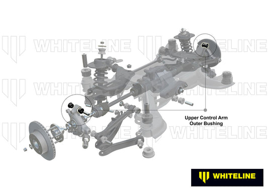 W62717 Whiteline Rear Control Arm Upper - Outer Bearing Kit to Suit Holden Commodore VE, VF and HSV | Genuine Whiteline Suspension Component - photo 2 of 5