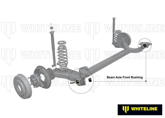 W63198 Whiteline Rear Beam Axle - Bushing Kit to Suit Audi, Seat, Skoda and Volkswagen PQ24 | Genuine Whiteline Suspension Component - photo 2 of 5