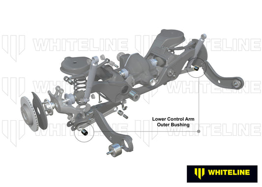 W63577 Whiteline Rear Control Arm Lower Front - Outer Bushing Kit to Suit Audi, Seat, Skoda and Volkswagen MQB Fwd/Awd | Genuine Whiteline Suspension Component - photo 2 of 5