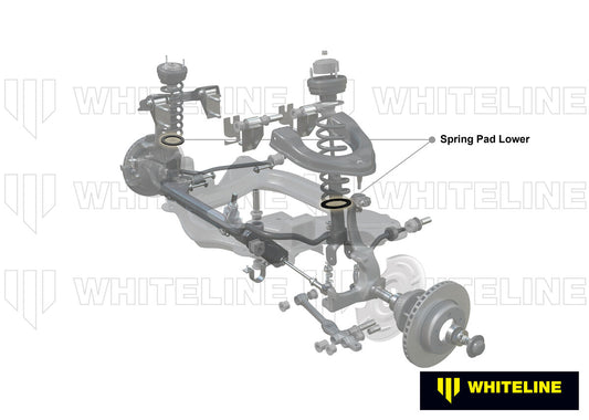 W71472 Whiteline Front Coil Spring Pad - Upper Bushing Kit Standard Height to Suit Holden Commodore VB-VS and HSV | Genuine Whiteline Suspension Component - photo 2 of 6