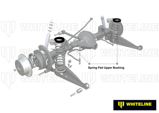 W71474 Whiteline Rear Coil Spring Pad - Upper Bushing Kit 6mm Ride Height to Suit Holden Commodore VB-VS and HSV | Genuine Whiteline Suspension Component - photo 2 of 5