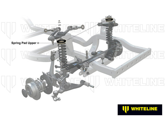 W73410 Whiteline Front Coil Spring Pad - Bushing Kit to Suit Toyota Land Cruiser 200 Series | Genuine Whiteline Suspension Component - photo 2 of 5
