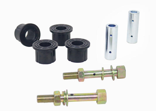 W73831 Whiteline Rear Leaf Spring - Front Eye Bushing and Greaseable Pin Kit to Suit Nissan Navara D40, D23 | Genuine Whiteline Suspension Component - photo 2 of 3