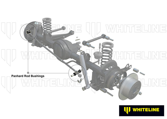 W81006 Whiteline Rear Panhard Rod - Bushing Kit to Suit Holden Commodore VB-VS and HSV | Genuine Whiteline Suspension Component - photo 2 of 6