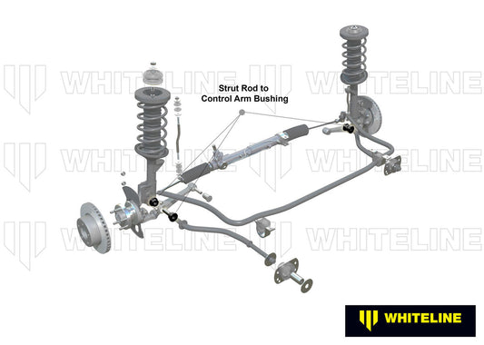 W81099 Whiteline Front Strut Rod - To Control Arm Bushing Kit to Suit Holden Commodore VB-VZ and HSV | Genuine Whiteline Suspension Component - photo 2 of 5