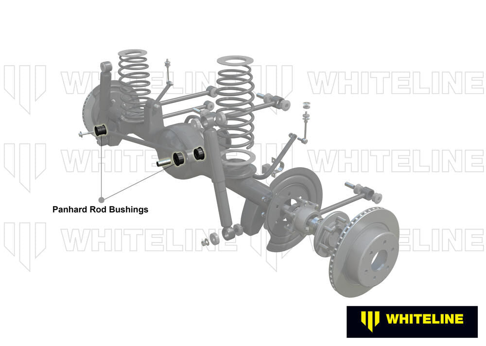 W81430 Whiteline Panhard Rod - Bushing Kit to Suit Nissan Navara D23, Patrol GQ, GU Y60, Y61 | Genuine Whiteline Suspension Component - photo 3 of 6