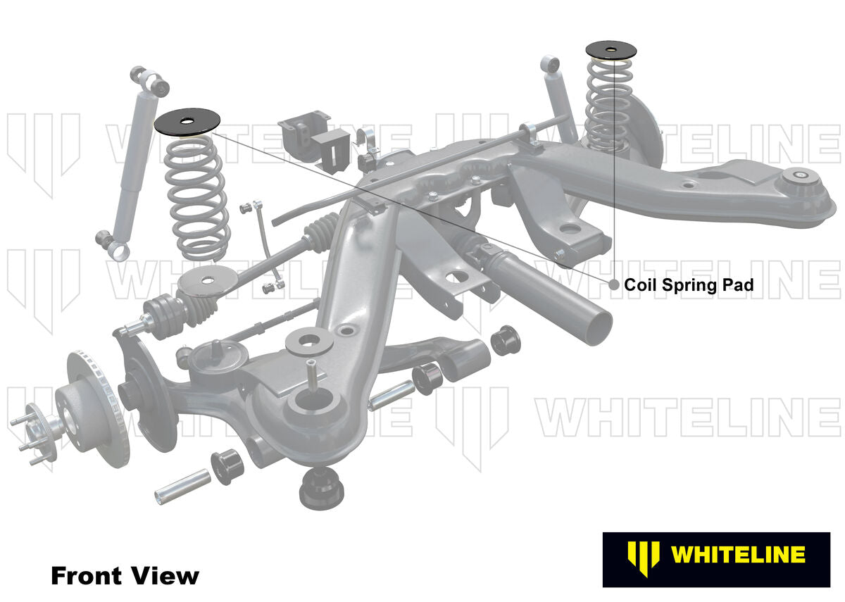 W92903 Whiteline Rear Bump Stop - Upper Bushing Kit to Suit Holden Commodore VT-VZ and HSV | Genuine Whiteline Suspension Component - photo 2 of 4