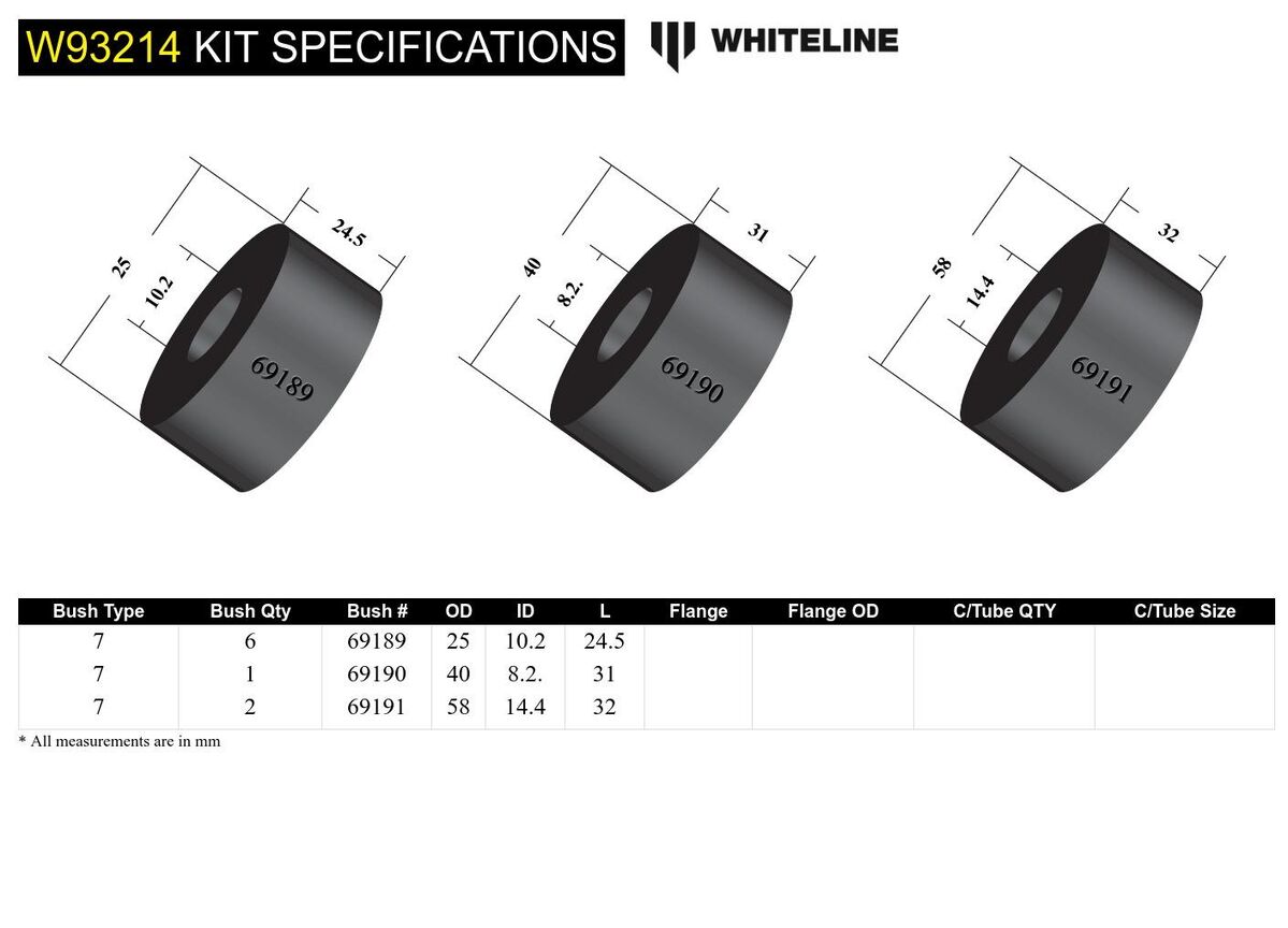 W93214 Whiteline Front Differential Drop - Kit to Suit Toyota Land Cruiser 200 Series | Genuine Whiteline Suspension Component - photo 4 of 4