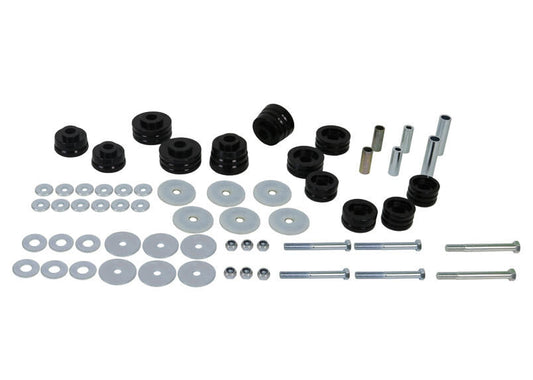 W93445 Whiteline Front and Rear Body Mount - Bushing Kit to Suit Ford Courier PE, PH and Mazda B Series UN | Genuine Whiteline Suspension Component - photo 2 of 4