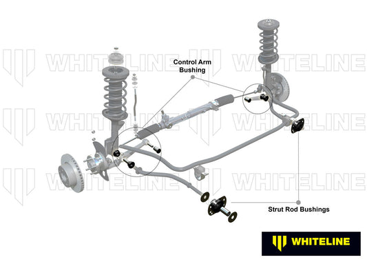 WCOM5C Whiteline Front Control Arm/Strut Rod - Bushing Kit to Suit Holden Commodore VT-VZ and HSV | Genuine Whiteline Suspension Component - photo 2 of 4