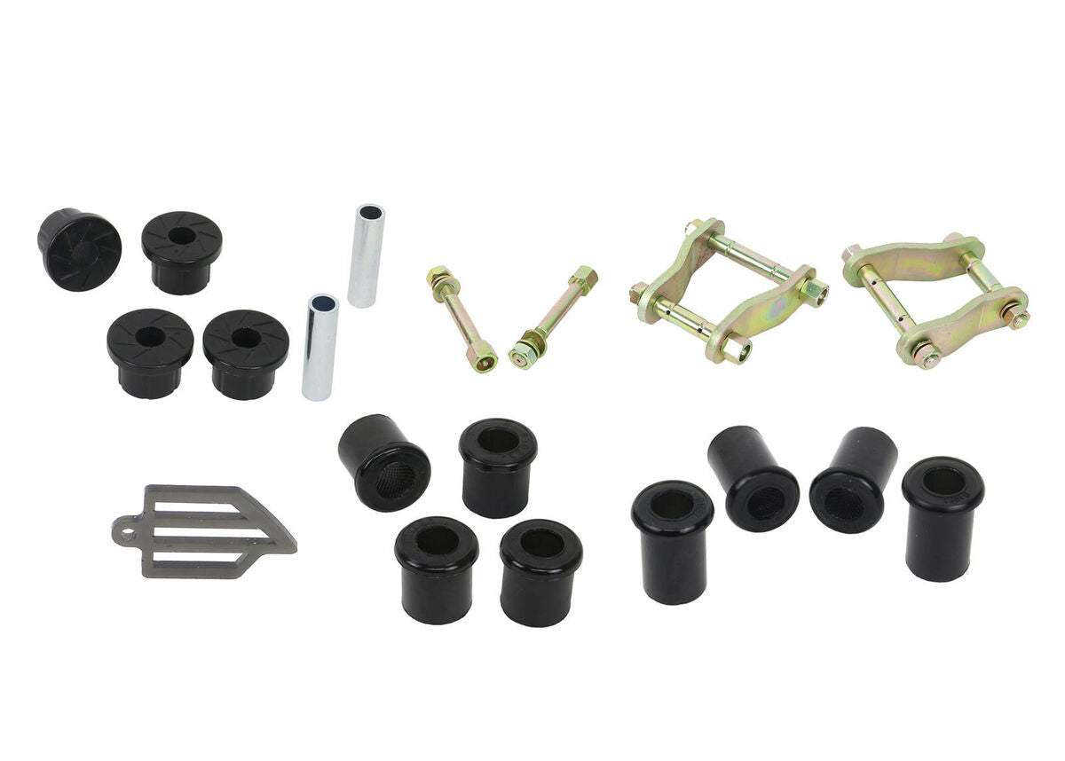 WEK116 Whiteline Rear Leaf Spring - Bushing and Greaseable Shackle/Pin Kit to Suit Holden Colorado, Isuzu D-Max and LDV T60 2wd/4wd | Genuine Whiteline Suspension Component - photo 4 of 4