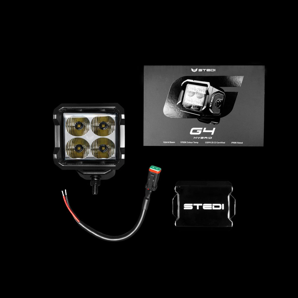 ST-04-G4-002 G4 Black Hybrid Work Light | Genuine STEDI Product