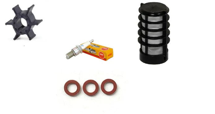 Aftermarket Yamaha 9.9-15HP 2-Stroke Service Kit 9.9D, 15D | Sawley's Select Marine Parts