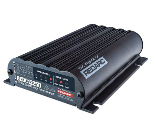 BCDC1225D REDARC Dual Input 25A In-vehicle DC Battery Charger