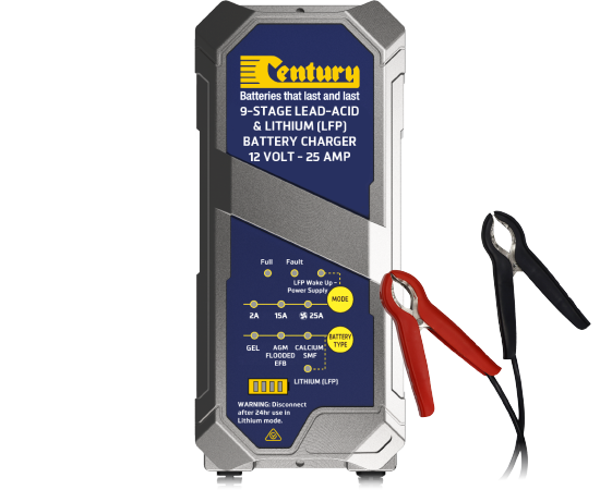 190016 Century CC1225-XLi Century Battery Charger (12V Lithium 25A)