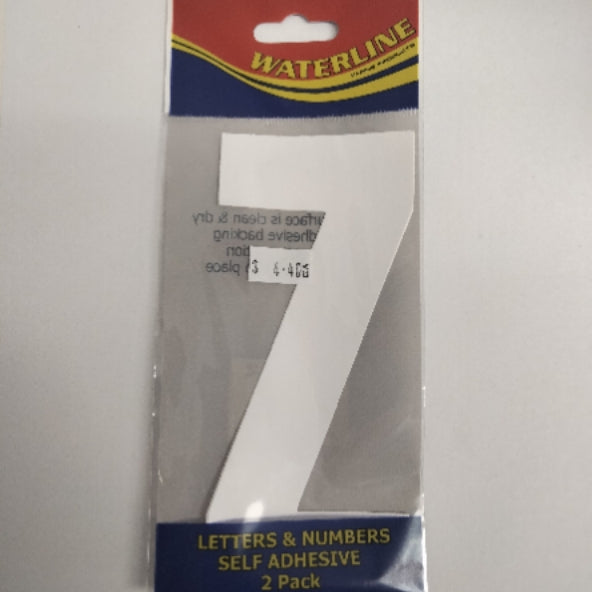 54725Z Boat Letter Z White 6" Pack of 2 | Vessel Identification Stickers