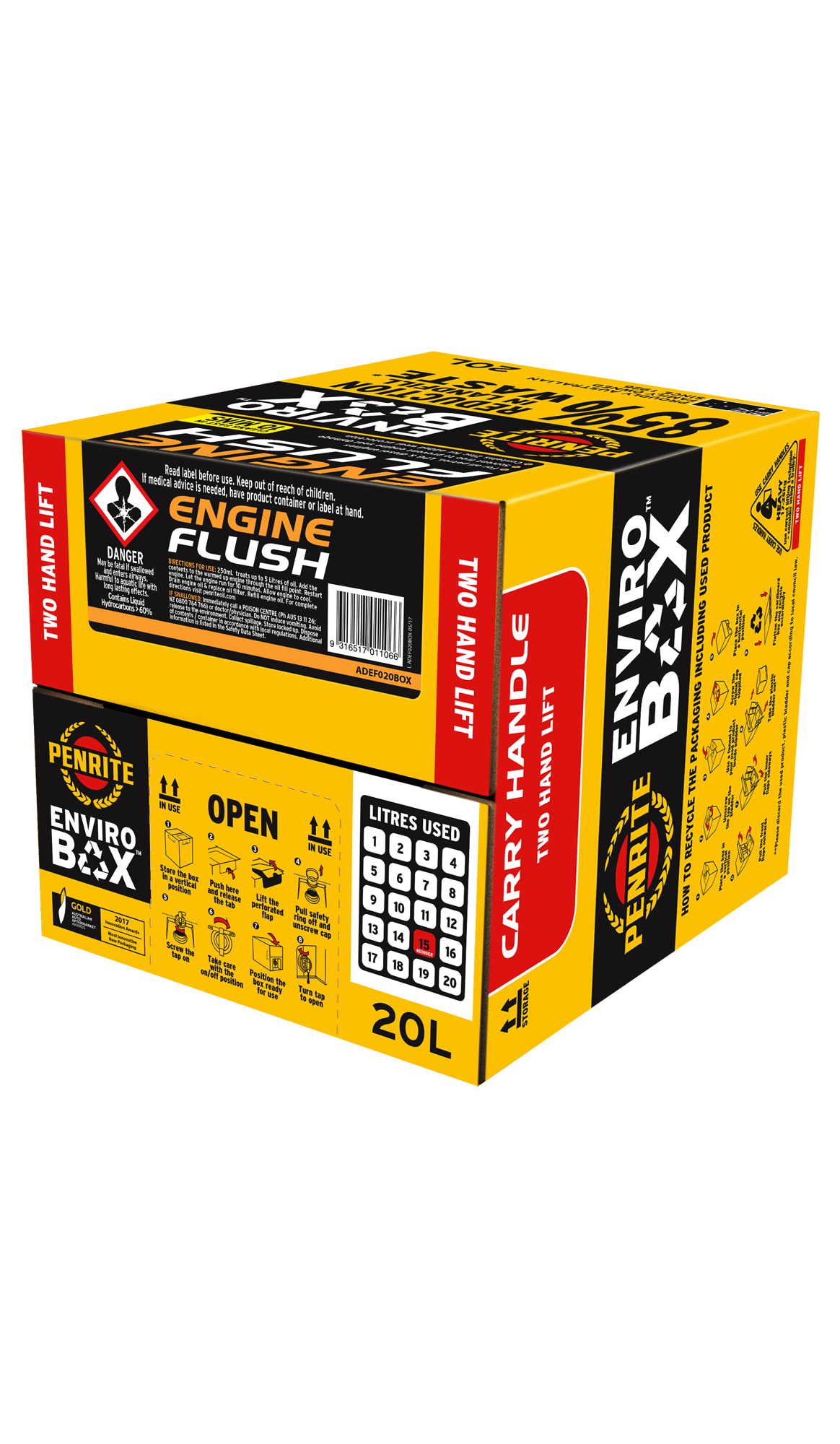 ADEF020BOX Engine flush 20L