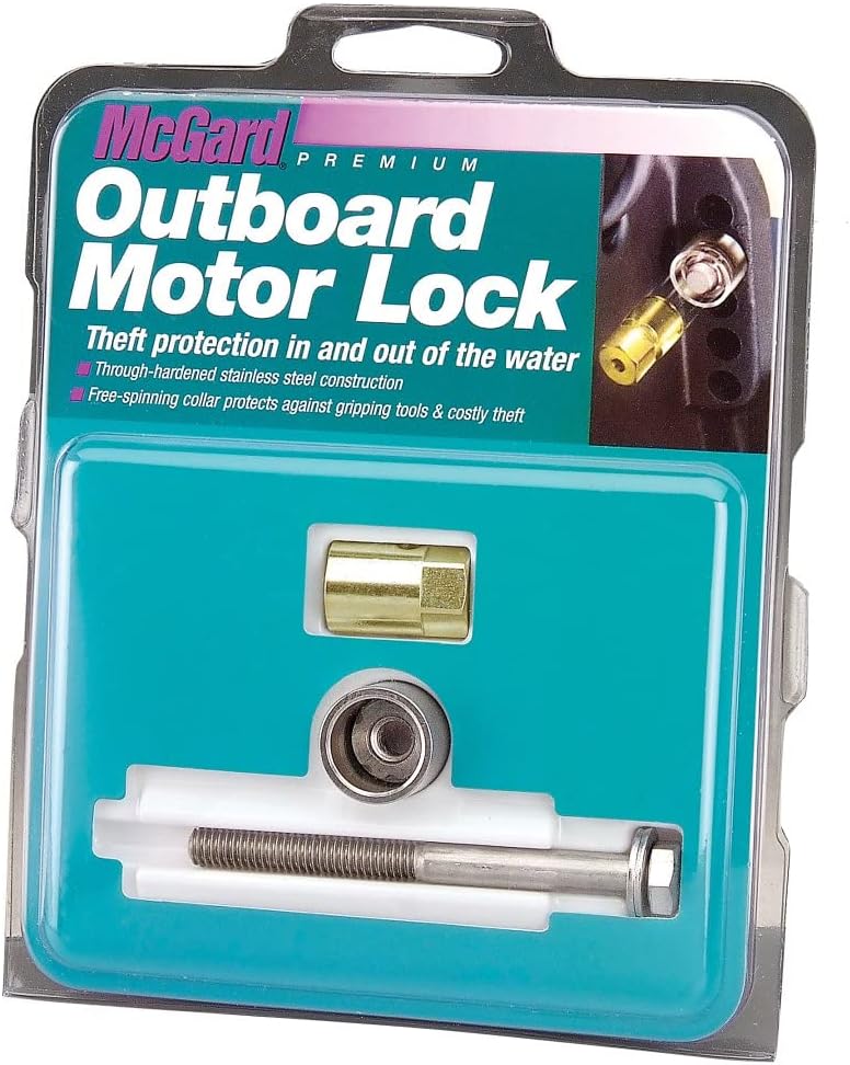 74049 Marine Single Outboard Motor Lock Set (5/16"- 18 Thread Size) | Engine Component