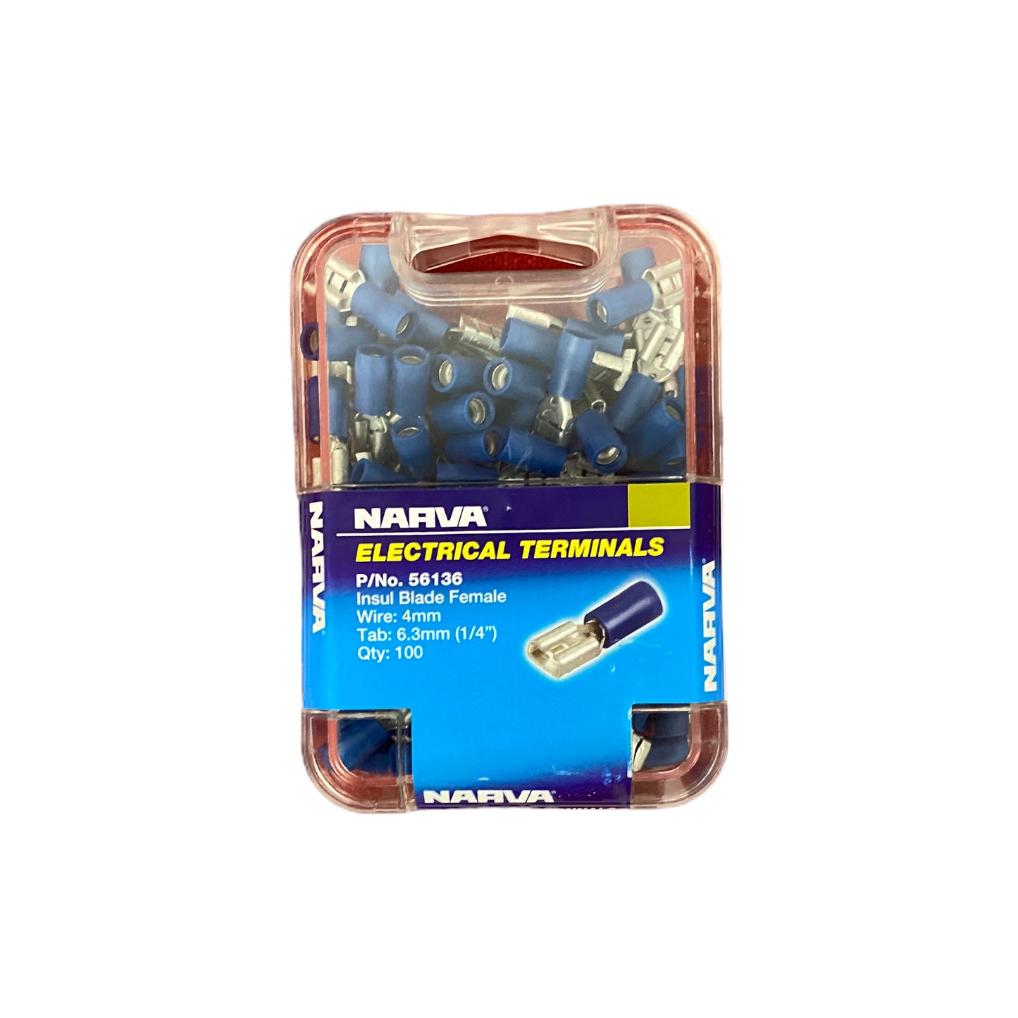 56136 Narva Female Blade Terminal Blue (100pk) | Genuine Narva Electrical