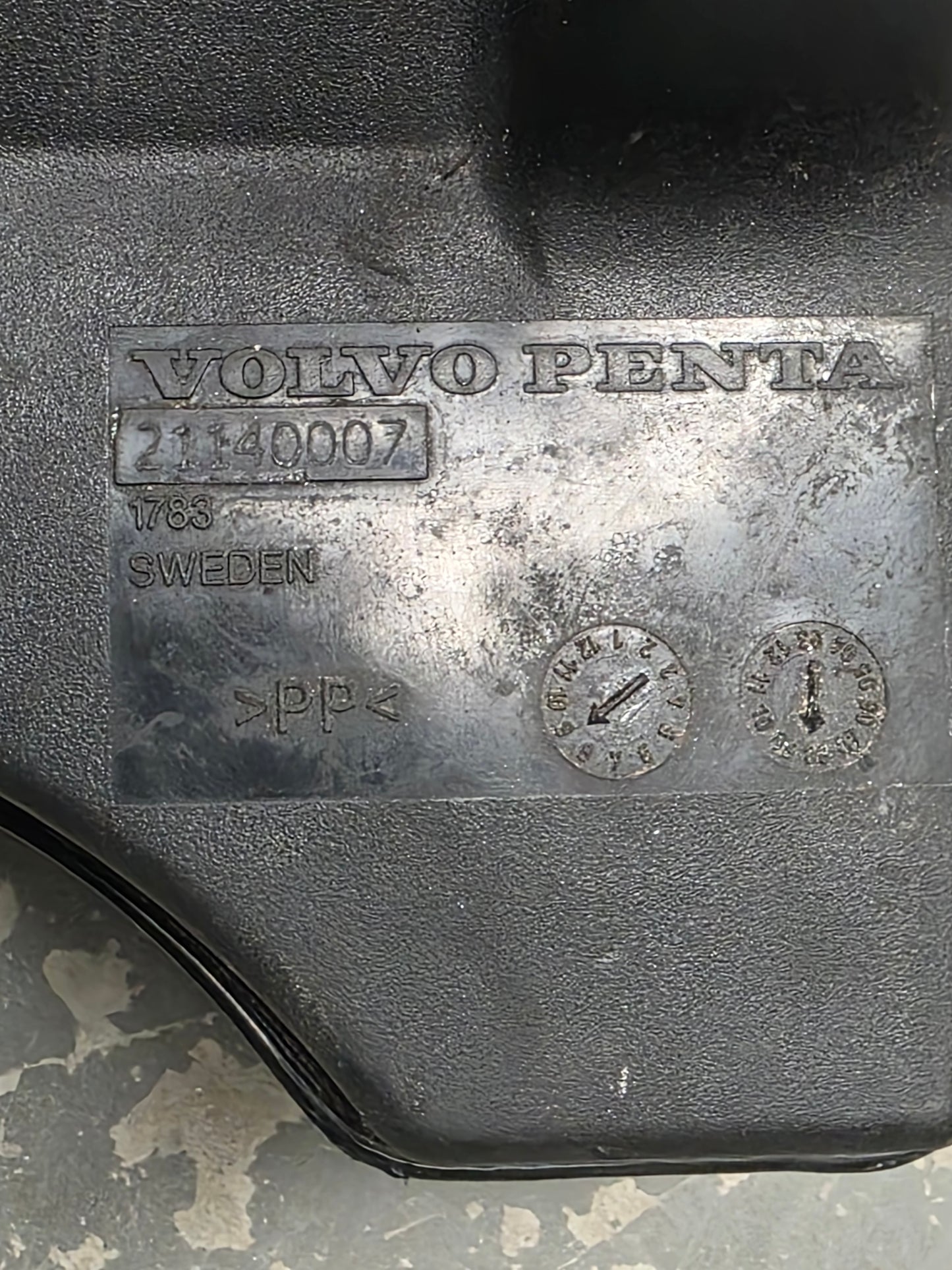 24121610 Volvo Penta Expansion Tank | Genuine Used Part