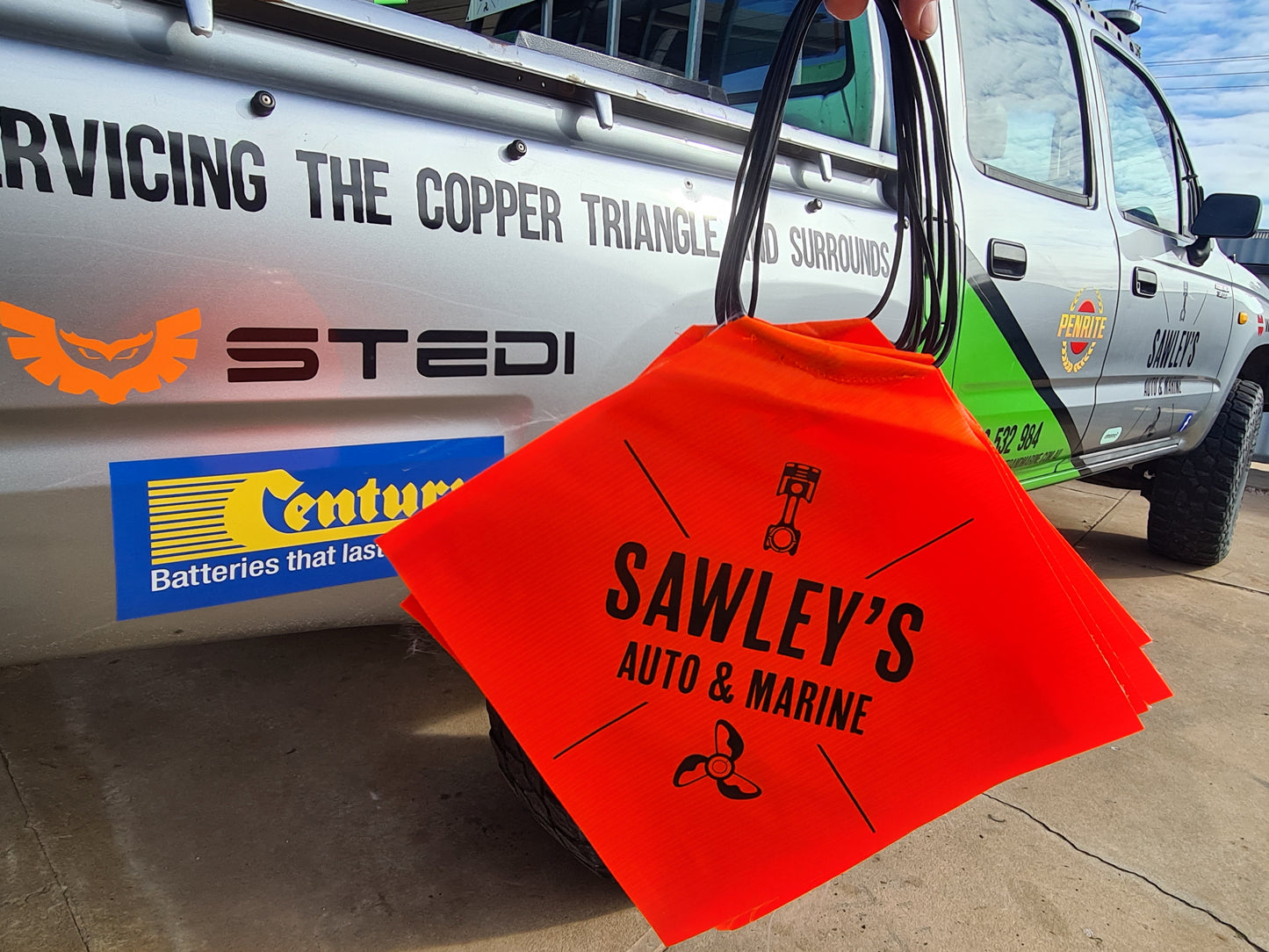 Propeller safety flag | Sawley's Merchandise