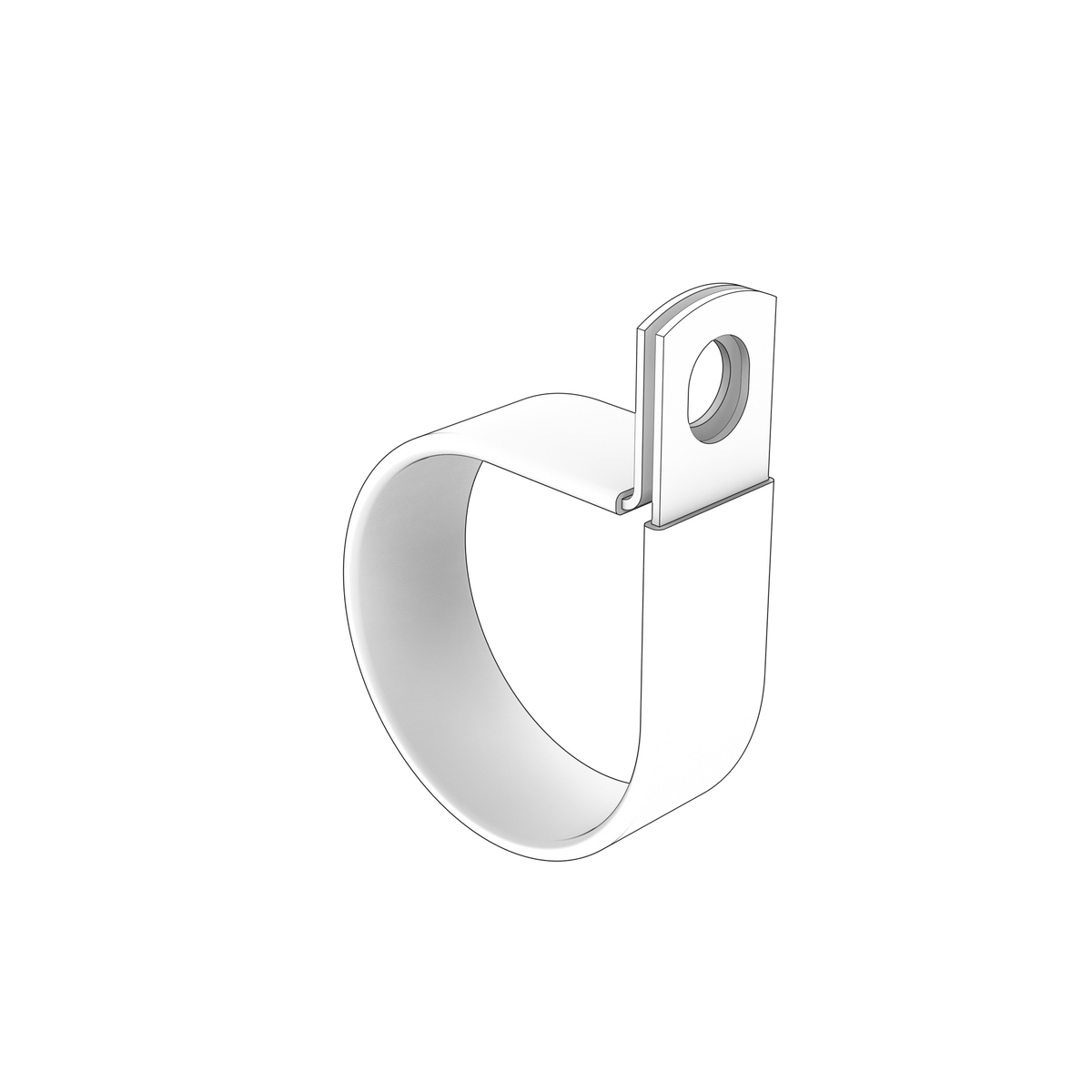 22755502 Attaching Clamp | Genuine Volvo Penta Part - photo 2 of 2
