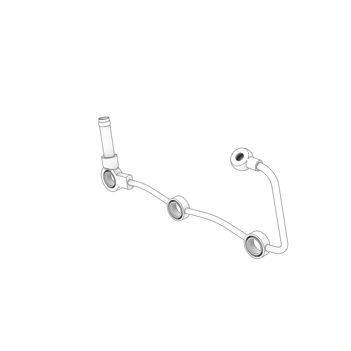 3812452 Leak-Off Pipe | Genuine Volvo Penta Part - photo 2 of 2