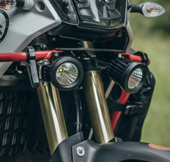 LEDMOTO-25W-FLOOD MCX25 Flood Motorcycle LED Driving Light | Genuine STEDI Product