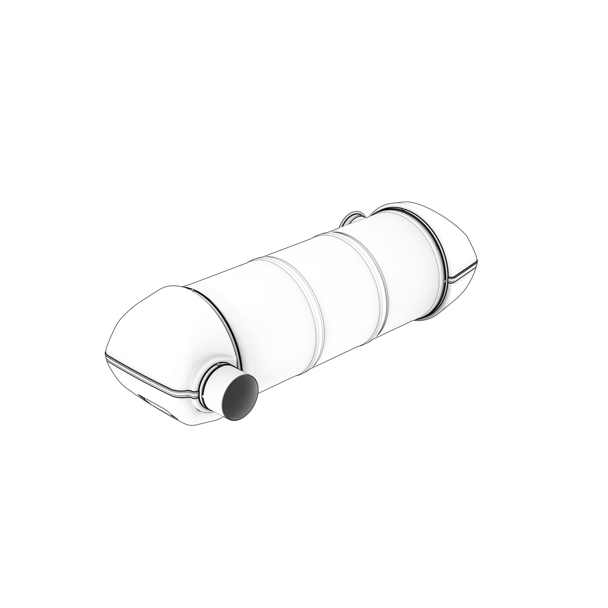 24465829 Muffler | Genuine Volvo Penta Part - photo 2 of 2