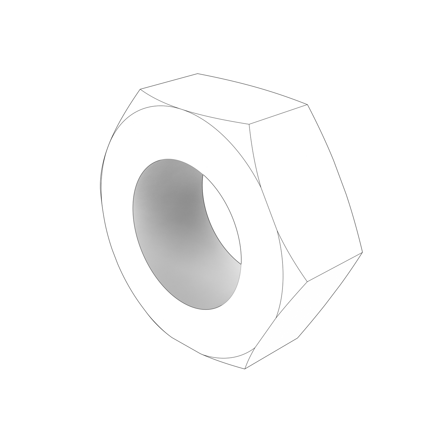 940175 Hexagon Nut | Genuine Volvo Penta Part - photo 2 of 2