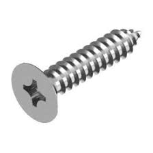 910123 S/S CSK Self Tapper 12g x 1 1/2" (4Pcs) | Marine Stainless Fastener