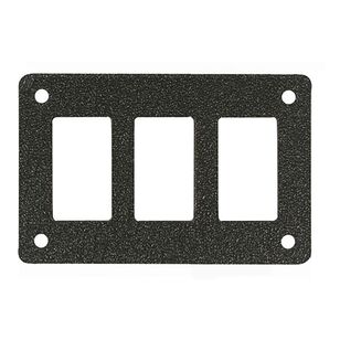 709783 Switch Panel Alum Black 3 Hole | Marine Electrical Part