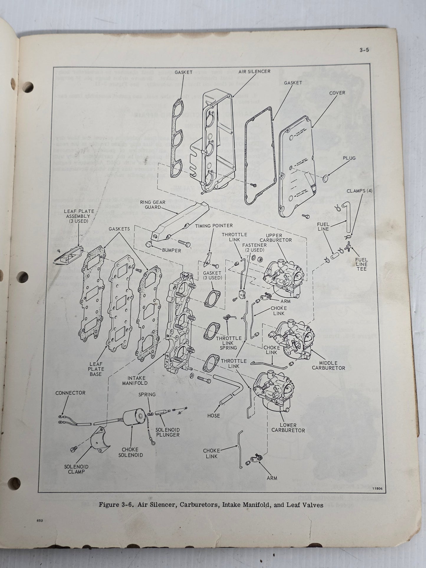 1973 Evinrude Triumph 65HP Service Manual | Genuine Used Manual