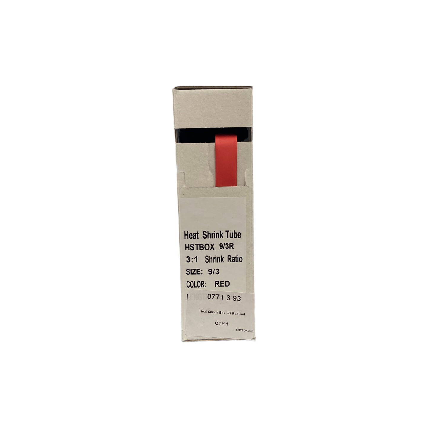 0771393 Heat shrink 9/3 red | Genuine Wurth Product