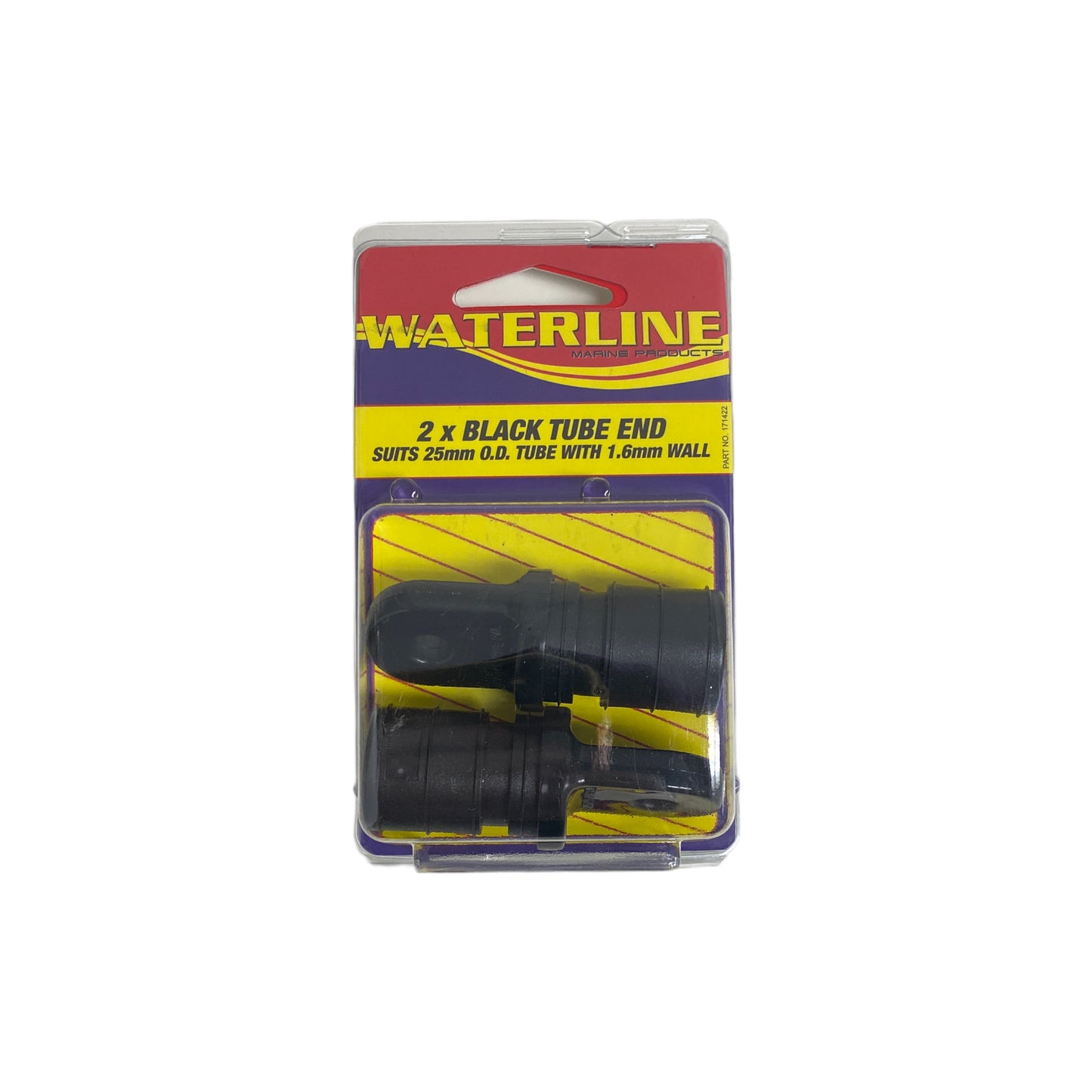171422 Black Tube End