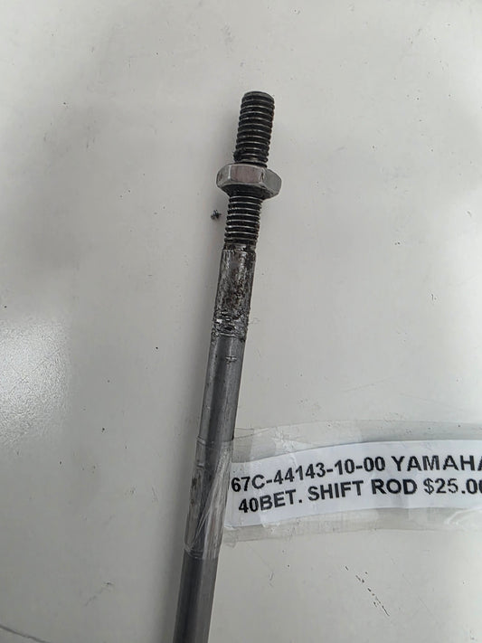 67C-44143-10-00 Yamaha 40BET Shift Rod | Genuine Used Part