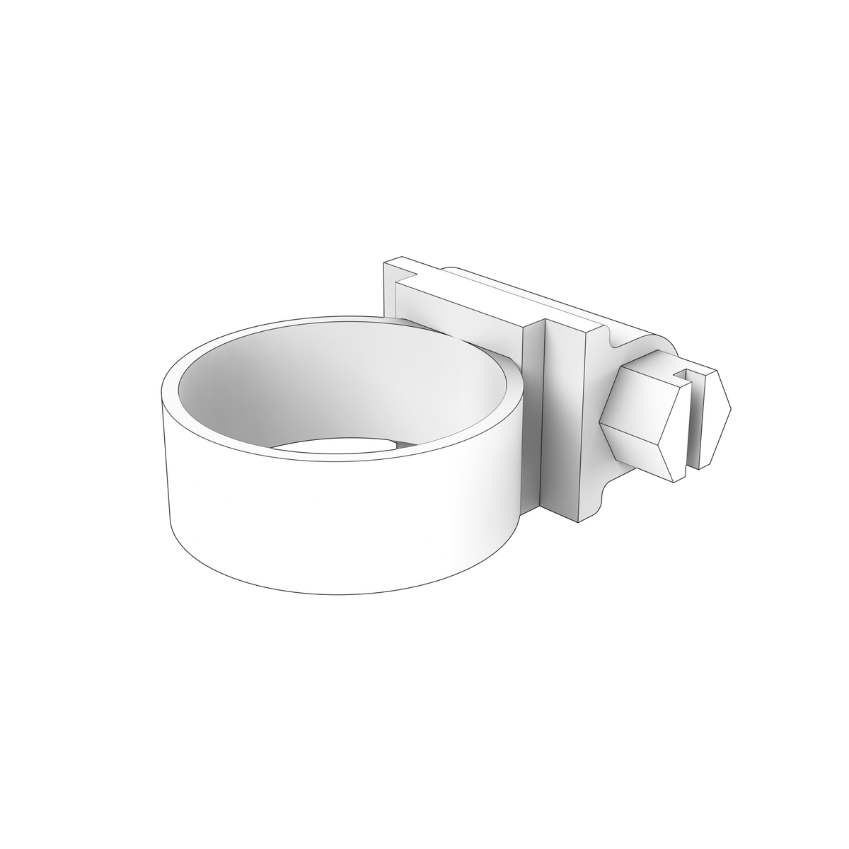 961664 Hose Clamp | Genuine Volvo Penta Part - photo 2 of 2