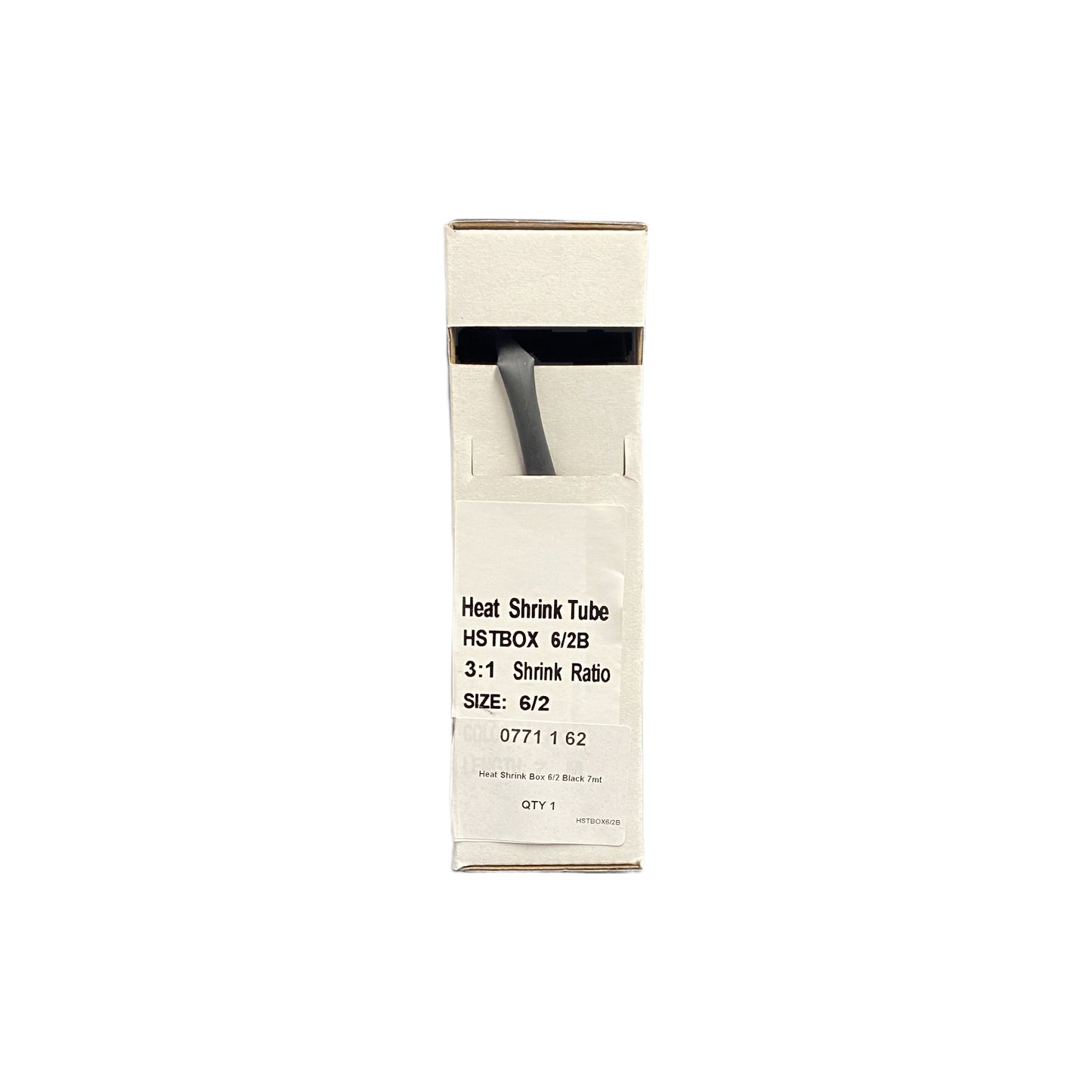 0771162 Heat shrink 6/2 black | Genuine Wurth Product