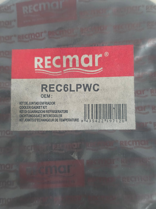 6LPWC 6LP Heat Exchanger End Gasket Kit Replaces 119773-44080 and 119773-44071