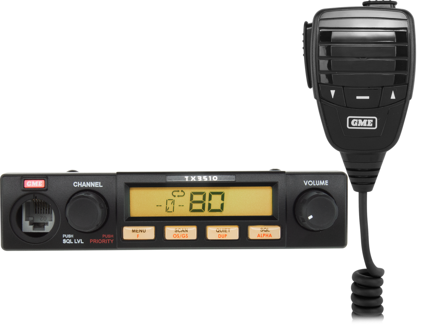 TX3510S 5 Watt Compact UHF CB Radio with Scansuite | Genuine GME Electronics