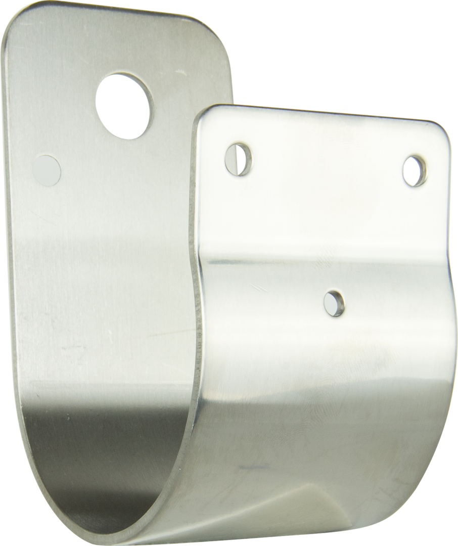 MB105SS 76MM WRAP-AROUND BULLBAR BRACKET - STAINLESS STEEL