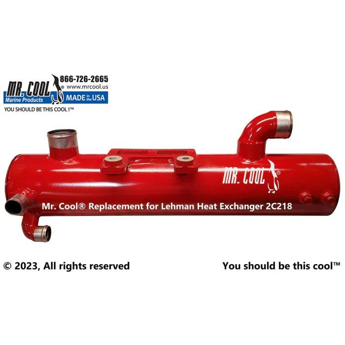 2C218 / 2C211 Aftermarket Ford Lehman 120 Heat Exchanger 4 x 20 in | Sawley's Select Marine Parts
