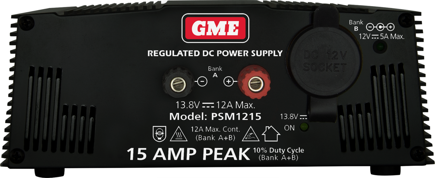 PSM1215 Switch Mode Power Supply (15 Amp Peak) | Genuine GME Electronics
