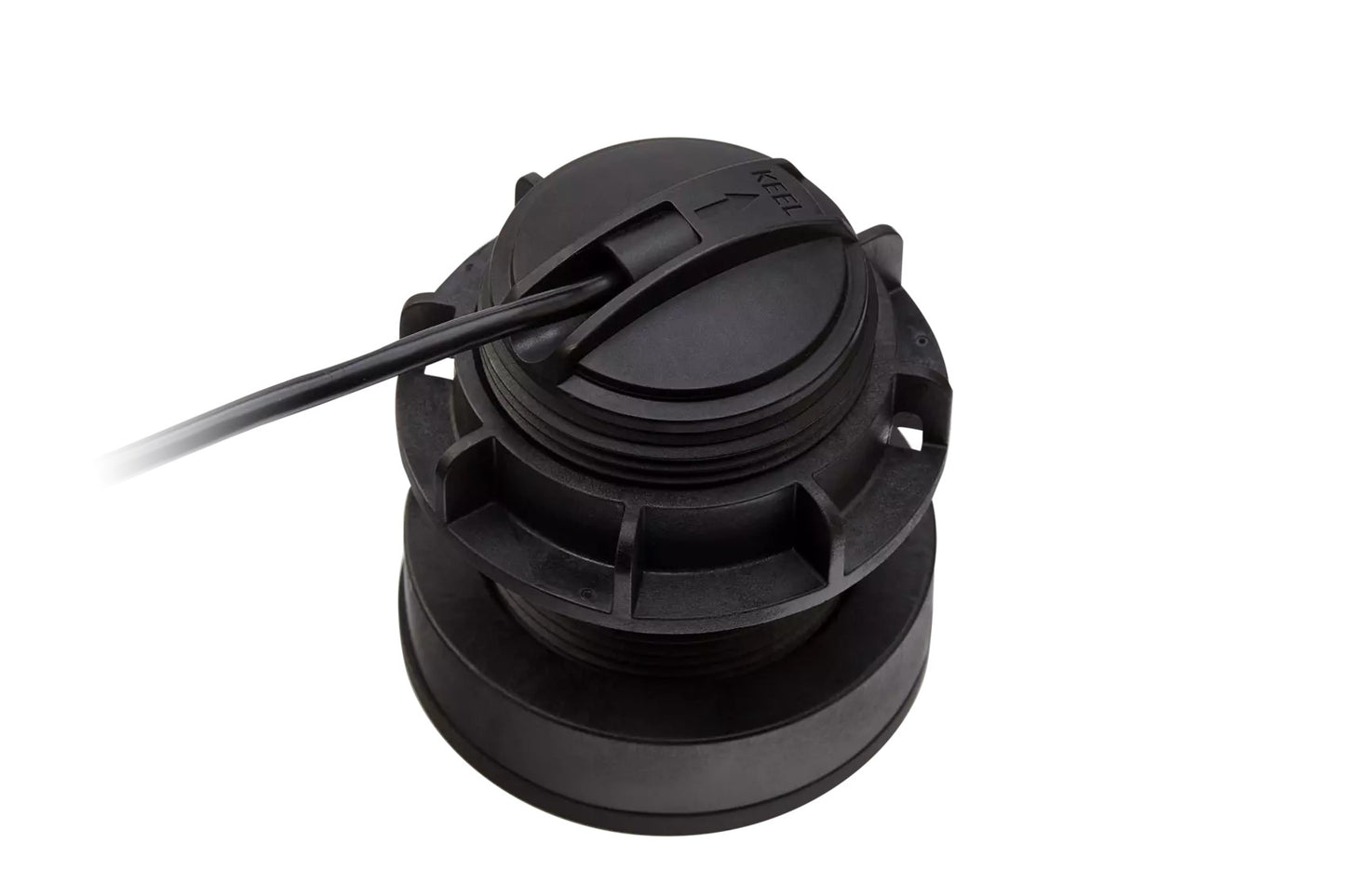 A80448 CPT-S Plastic Conical HIGH CHIRP Through Hull 12° Angled Element Transducer, 10m