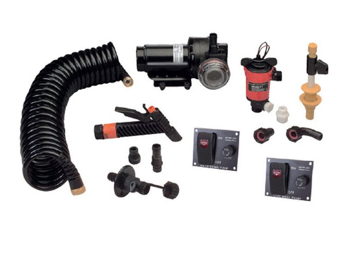 186015 Wash Down And Live Well Kit | Marine Pump & Fitting