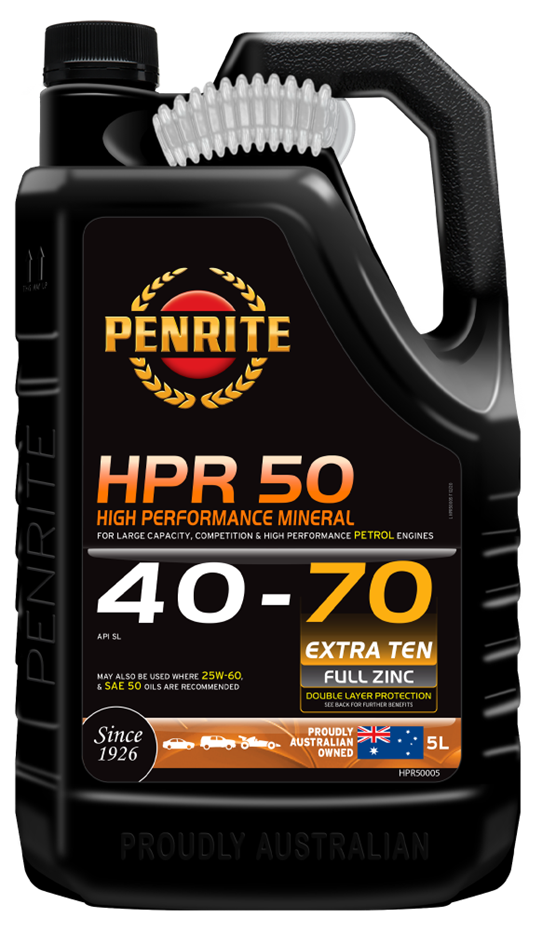 HPR50005 Penrite HPR 50 40-70 Mineral Oil | Genuine Penrite Lubricants