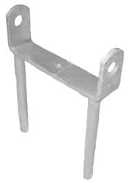 R2238G Mackay 4 1/2 Galvanised Cotton Reel Roller Bracket Galvanised | Marine Trailer Part
