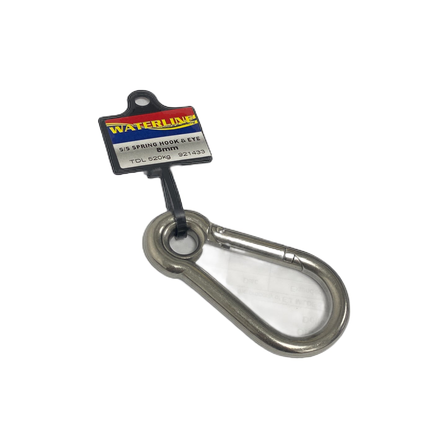 921433 Stainless Steel Carbine Hook 8mm | Marine Deck Hardware